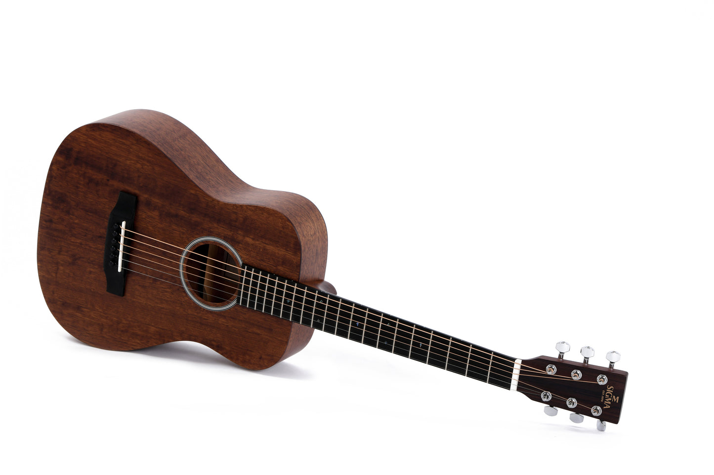 Mahognygitarr för Resa