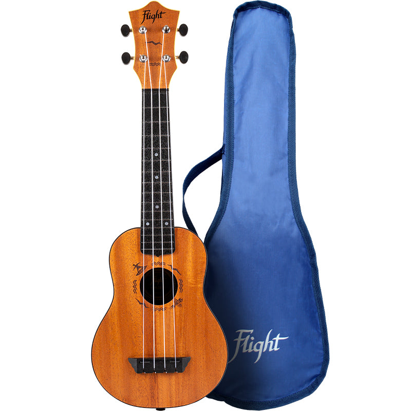TUS53 Mahogny Sopranreseukulele