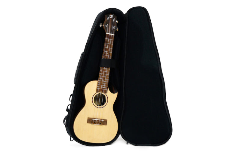 Journey Instruments J-UKE UC490CE – Konsertukulele i gran och ebenholts