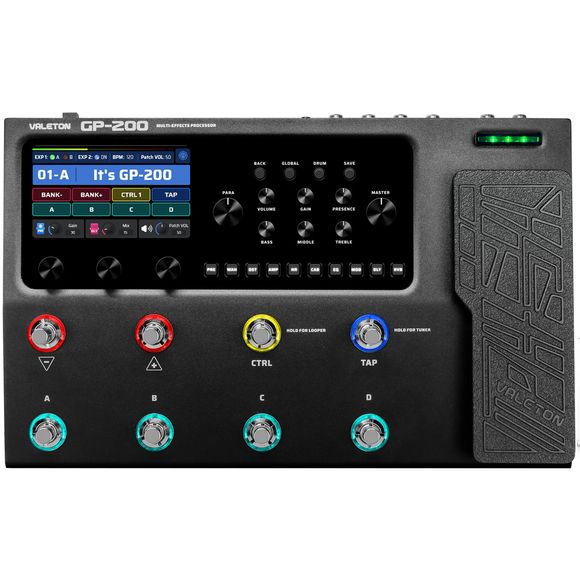GP-200 gitarr-multieffektpedalbord