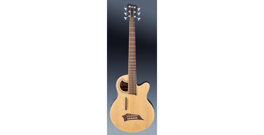 RockBass Alien Deluxe, 6-strängad – Natural Transparent Satin