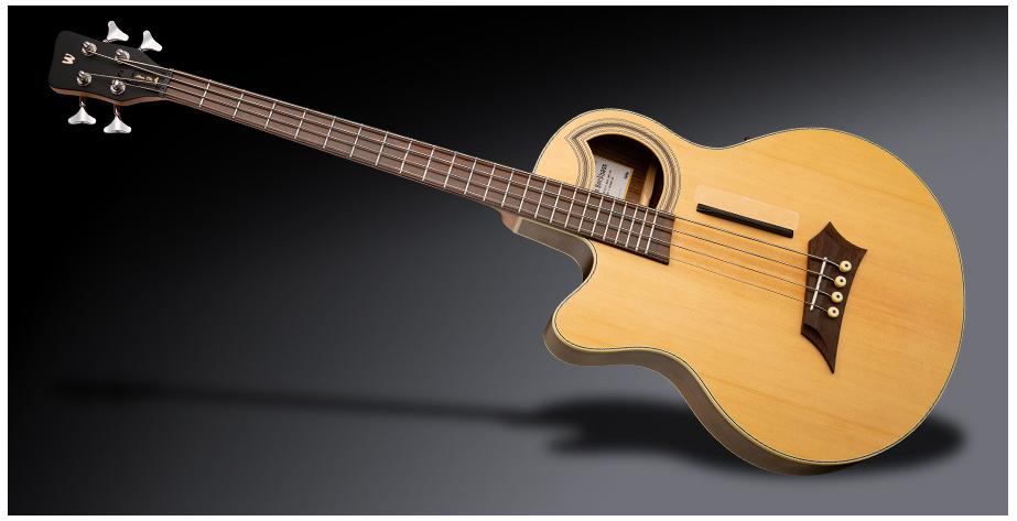 RockBass Alien Deluxe Hybrid Thinline, 4-strängad