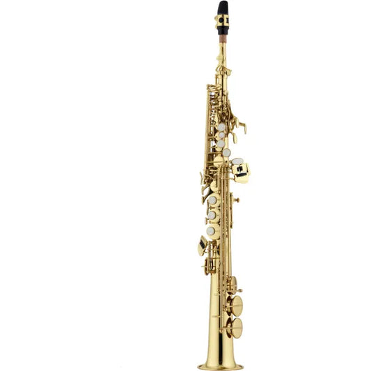 Chateau CSS-21CVL Sopransaxofon – Lackerad mässing