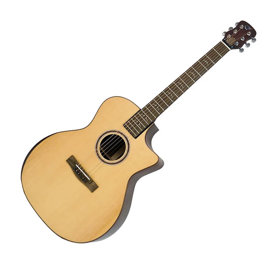 Journey Instruments FF422CN First Class – Grand Auditorium i gran och mahogny