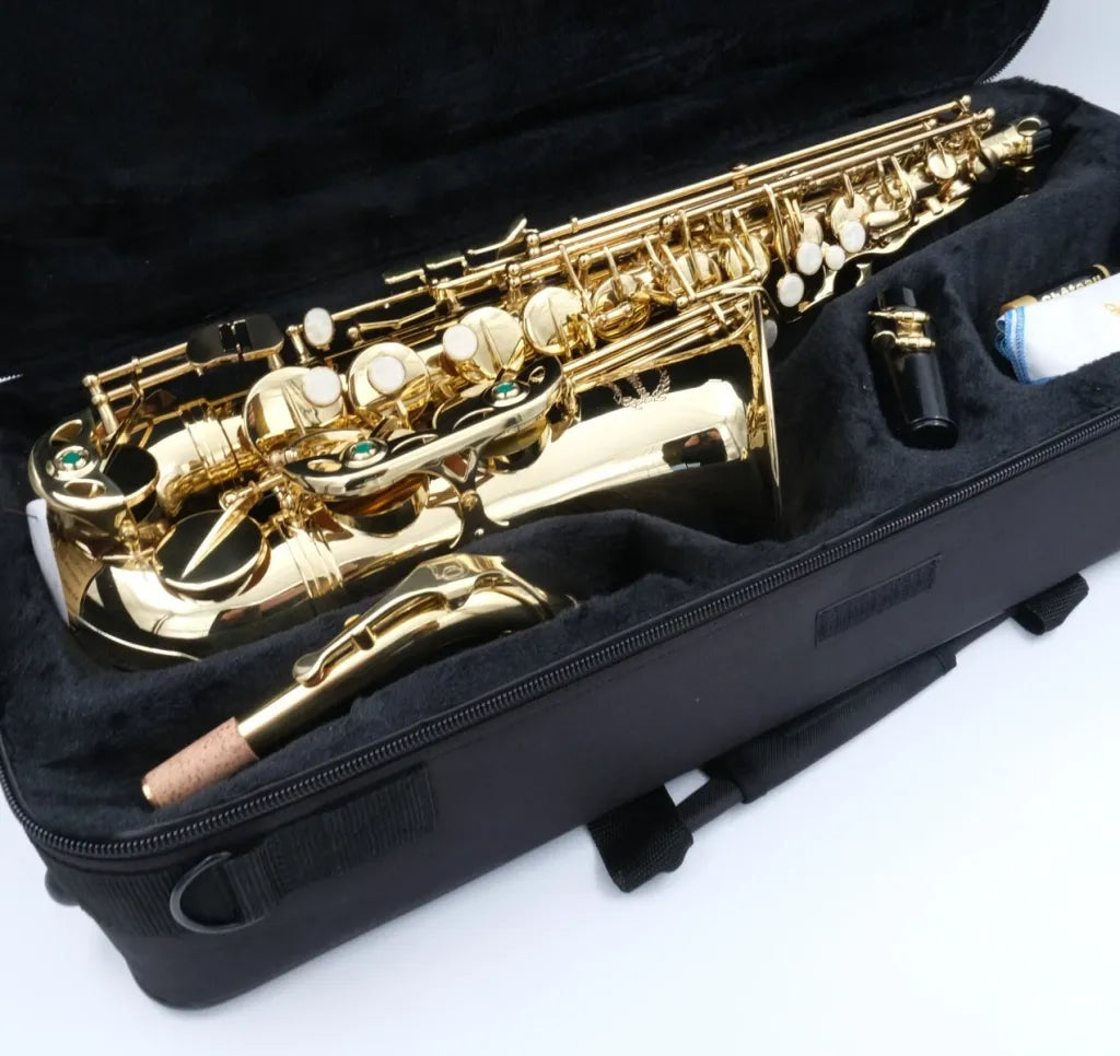 Chateau CAS-21CVL Altsaxofon – Lackerad mässing