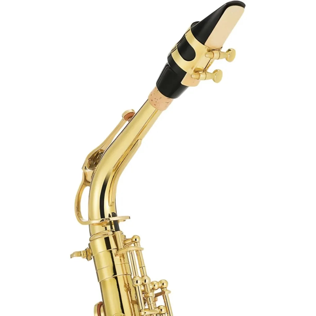 Eastar AS-Ⅲ Altsaxofon – Guldfinish (Komplett paket med golvstativ)