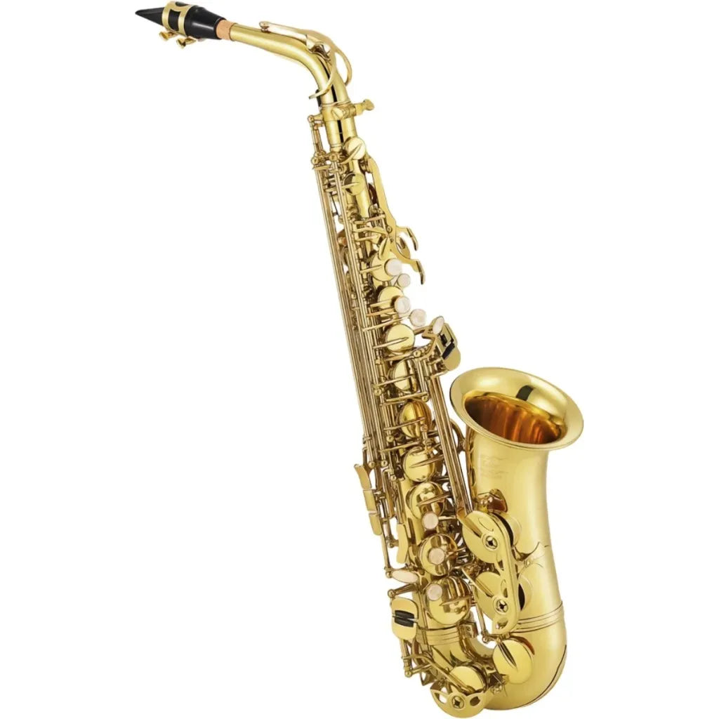 Eastar AS-Ⅲ Altsaxofon – Guldfinish (Komplett paket med golvstativ)
