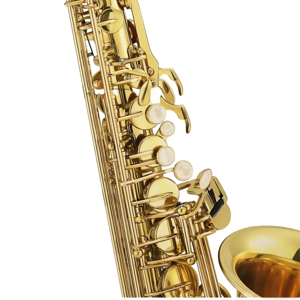 Eastar AS-Ⅲ Altsaxofon – Guldfinish (Komplett paket med golvstativ)