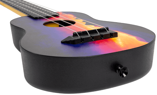 TUSL-EE SUNSET Elise Ecklund Signature Concert Scale Soprano Travel Ukulele