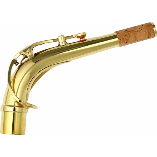 George Hennesey NK-200 Saxofonhals för Altsaxofon – Guldpläterad mässing