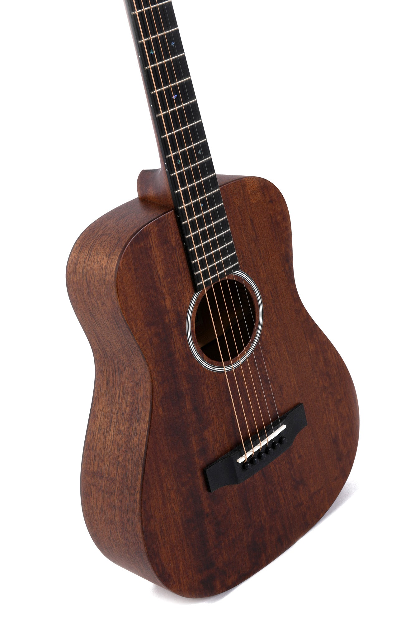 Mahognygitarr för Resa
