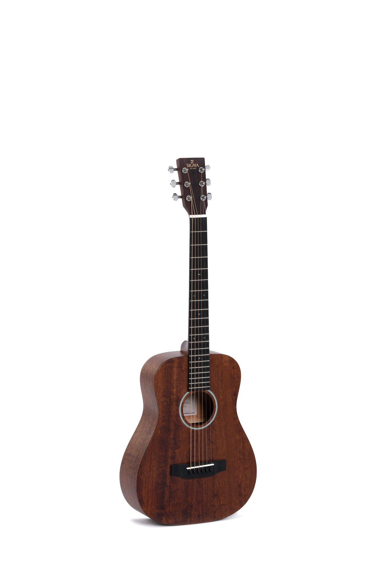 Mahognygitarr för Resa