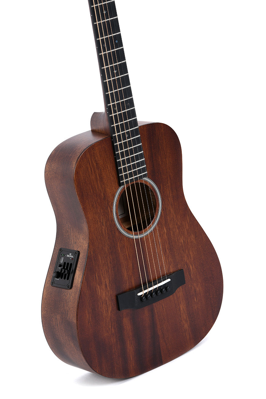 Mahognygitarr för Resa