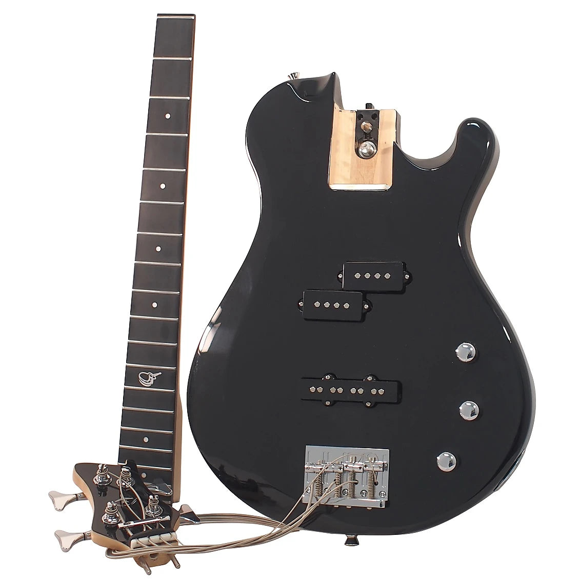 Journey Instruments OEB990BK Overhead Electric Bass – Black Edition