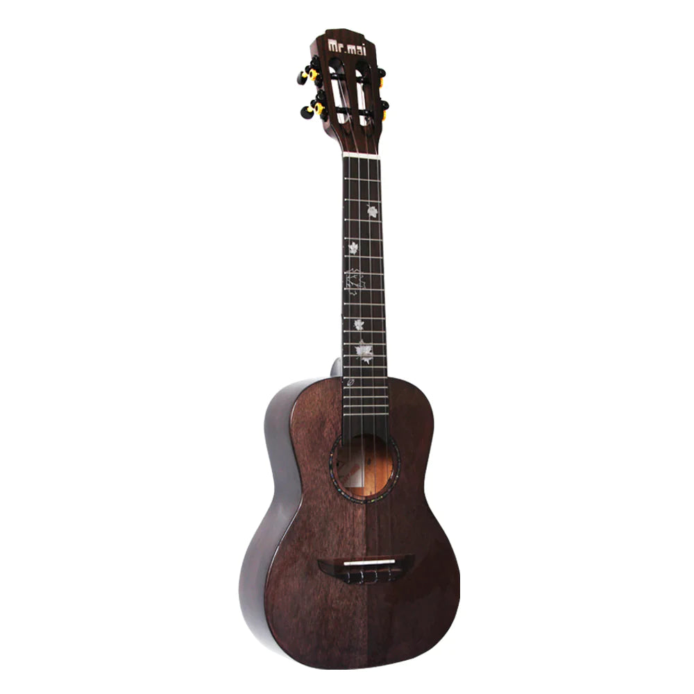 Färgrik solid mahogny – Konsertukulele
