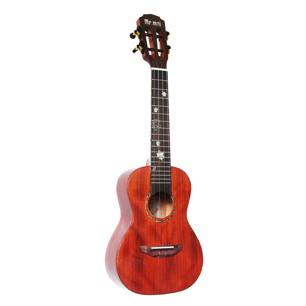 Färgrik solid mahogny – Konsertukulele