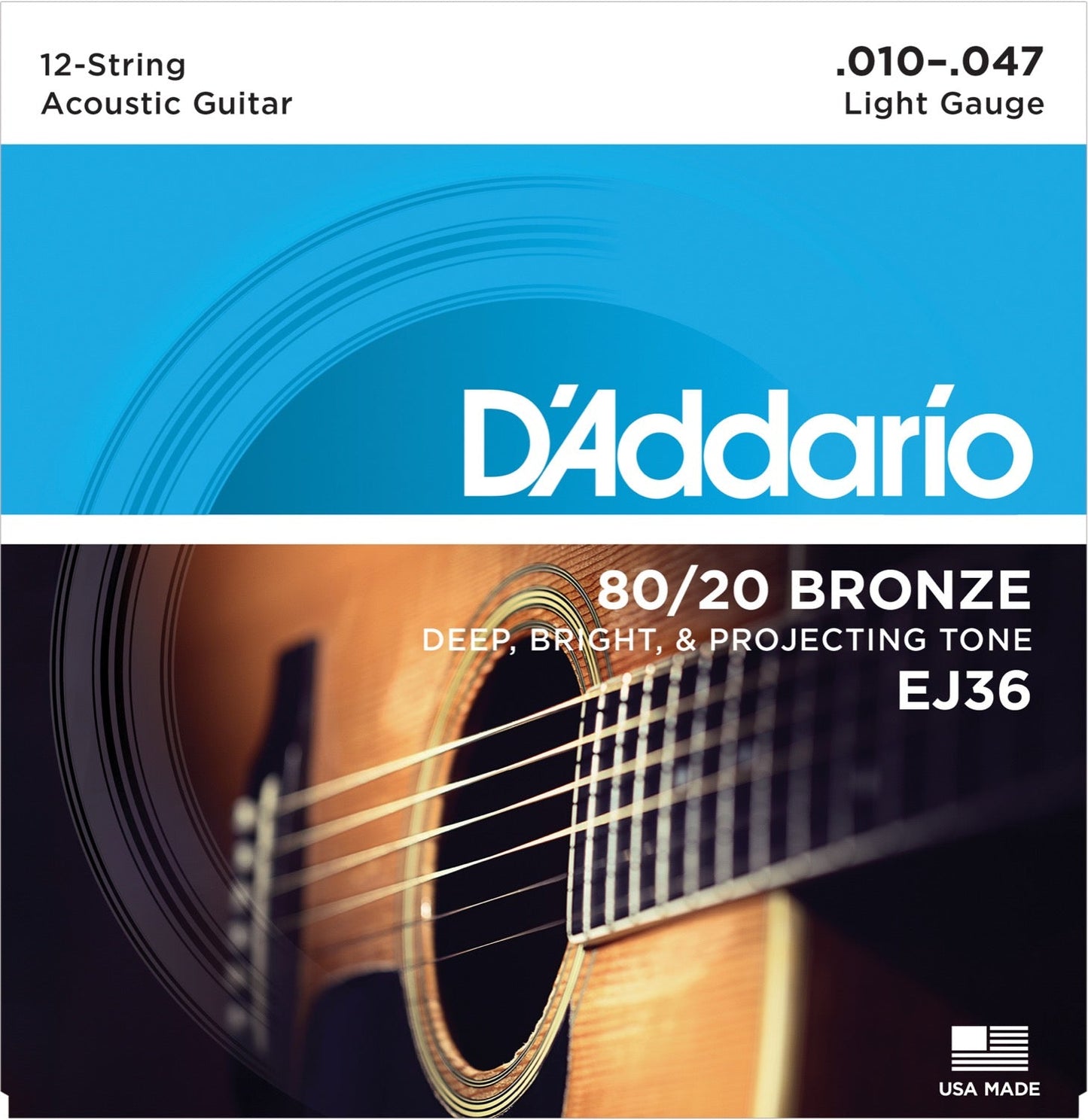 D'Addario - 80/20 brons