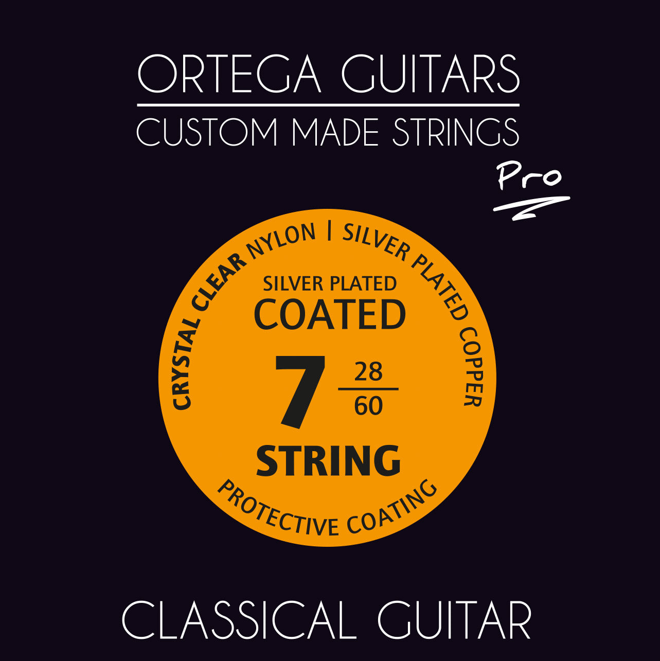 Ortega - NYP7 - Classic Pro, 7-str. Överdragen