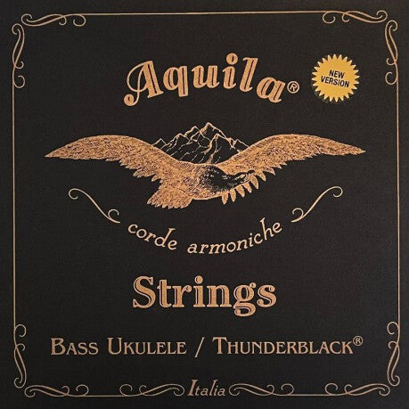 Aquila 170U - Thunderblack - 4-strängars set (från 18 till 21 tum)