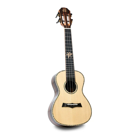 Ebony och solid gran - Konsertukulele
