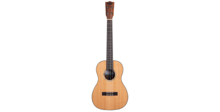 KALA KA-SCAC-B - Glans Solid Cedar Top Acacia Baryton Ukulele, med väska (UB-B)