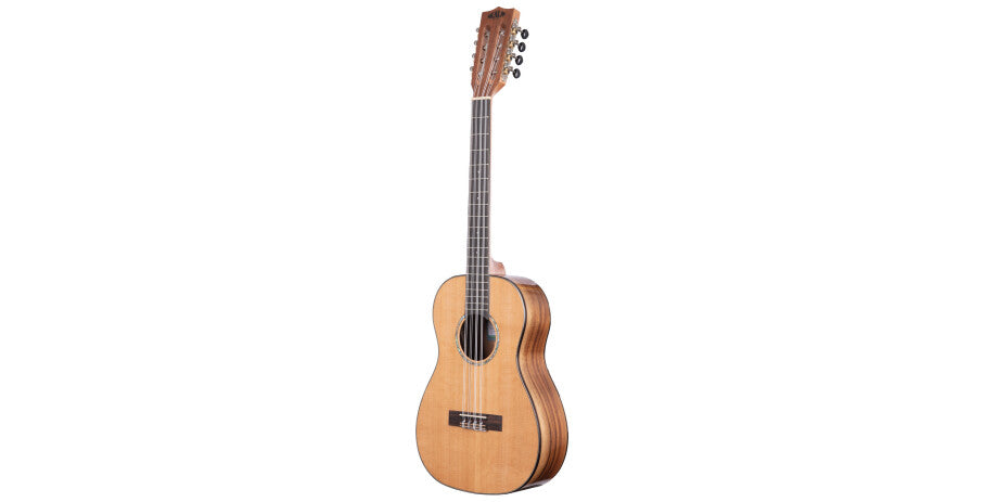 Barytonukulele - Solid ceder - 8-strängad