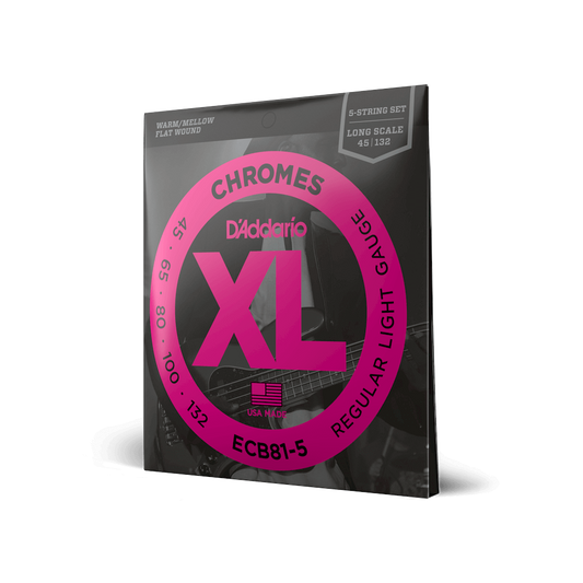 XL Chrome - 5 strängar - Long Scale